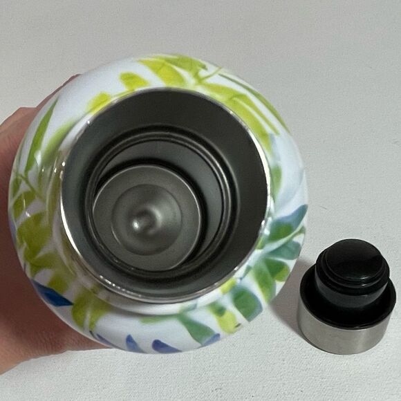 Toucan Jungle 17 ounce stainless steel double walled thermal bottle with lid - Picture 2 of 6